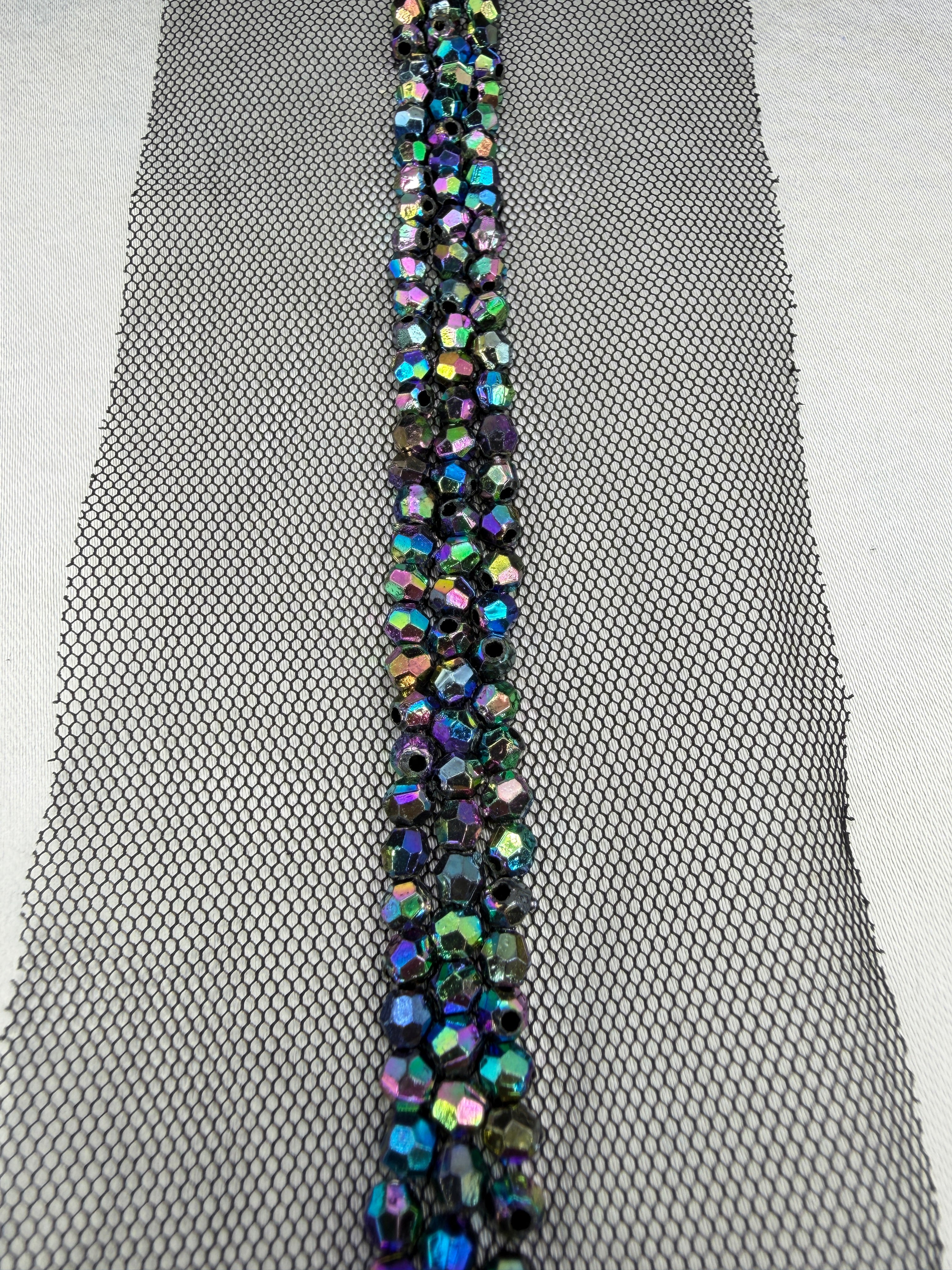 Luxury Beaded Trim, Pearl Embellishment Trim, Fashion Sewing Trim for Dresses & Accessories - Made in USA by Faraj Beading