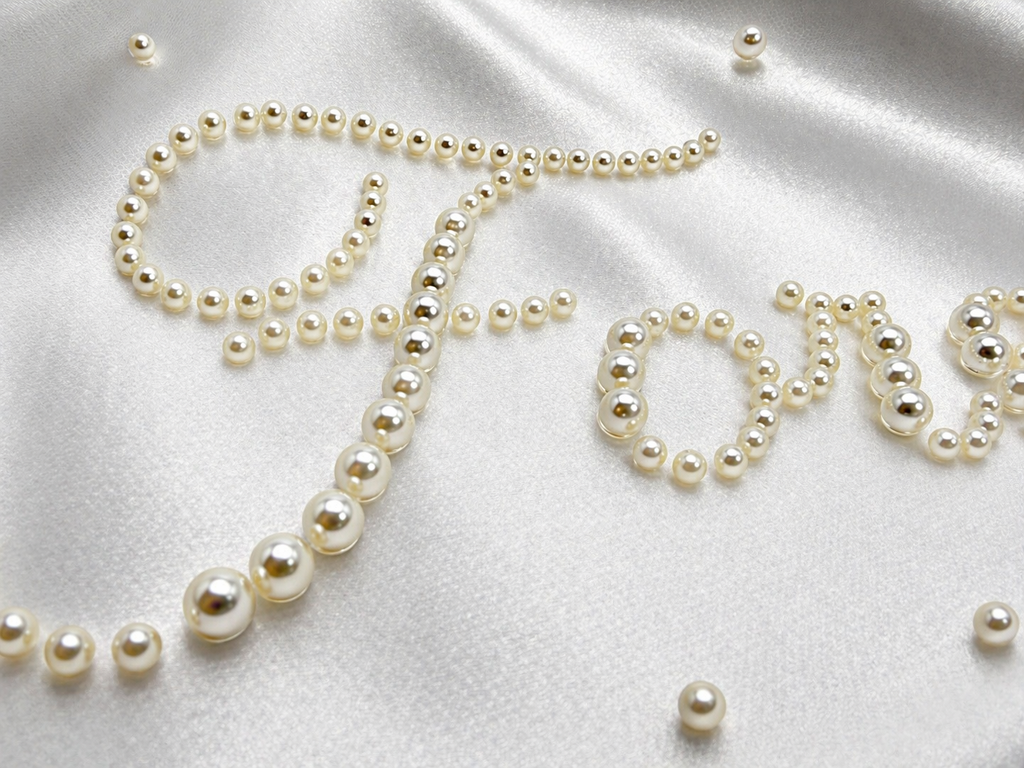 “Habibi” Pearl Bridal Veil