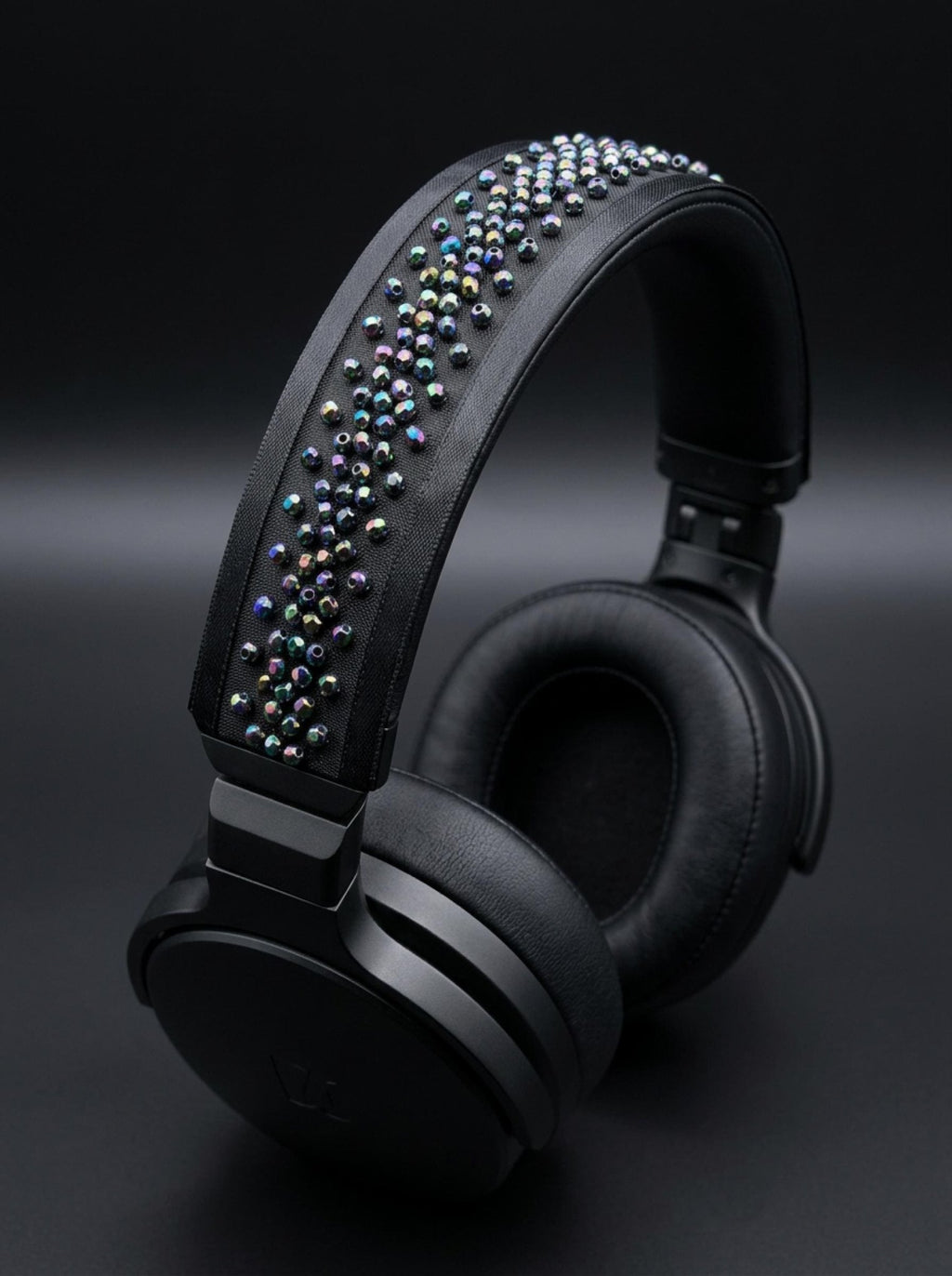 Black Iridescent Beaded Trim – Self Adhesive Trim, Peel and Stick Trim, DIY Clothing Embellishment, Sew or Stick Option - Faraj Beading