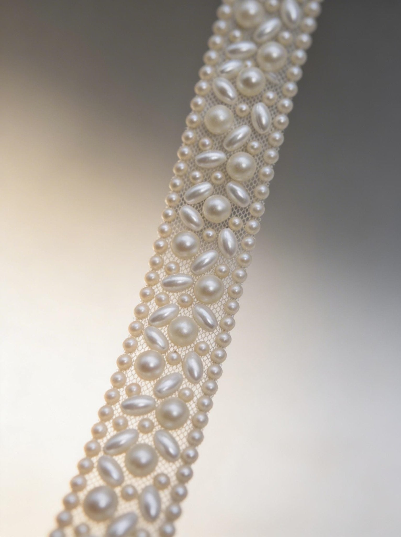 Luxury Beaded Trim by the Yard, Crystal Beaded Rhinestone Trim Collection, Designer Sewing Trim for Bridal, Couture Fashion, Self Adhesive - Faraj Beading