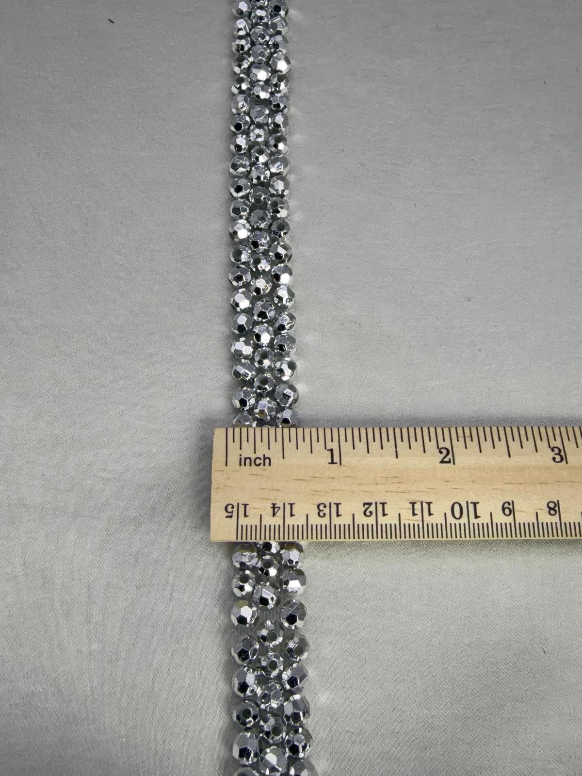 Luxury Beaded Trim, PearlEmbellishment Trim, Fashion Sewing Trim for Dresses & Accessories - Made in USA by Faraj Beading - Faraj Beading