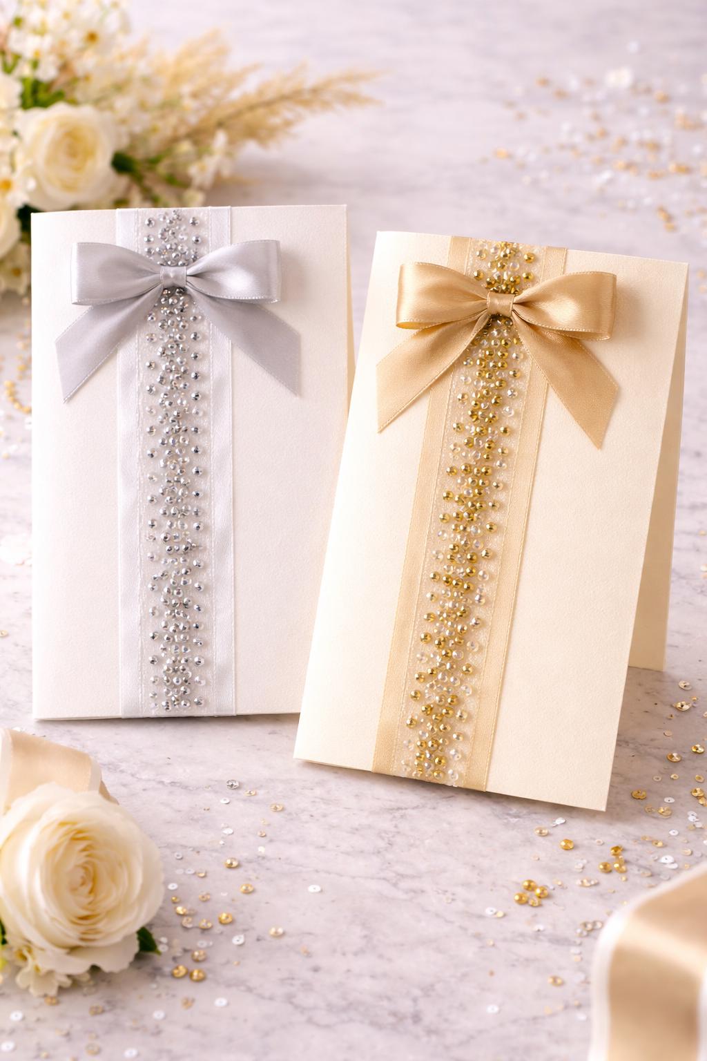 Luxury mixed beadsTrim – Gold or Silver Rhinestone Ribbon Trim – Self Adhesive or Sew On – Evening Wear, DIY Designer Trim - Faraj Beading