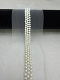 Luxury Beaded Trim, Pearl Embellishment Trim, Fashion Sewing Trim for Dresses & Accessories - Made in USA by Faraj Beading