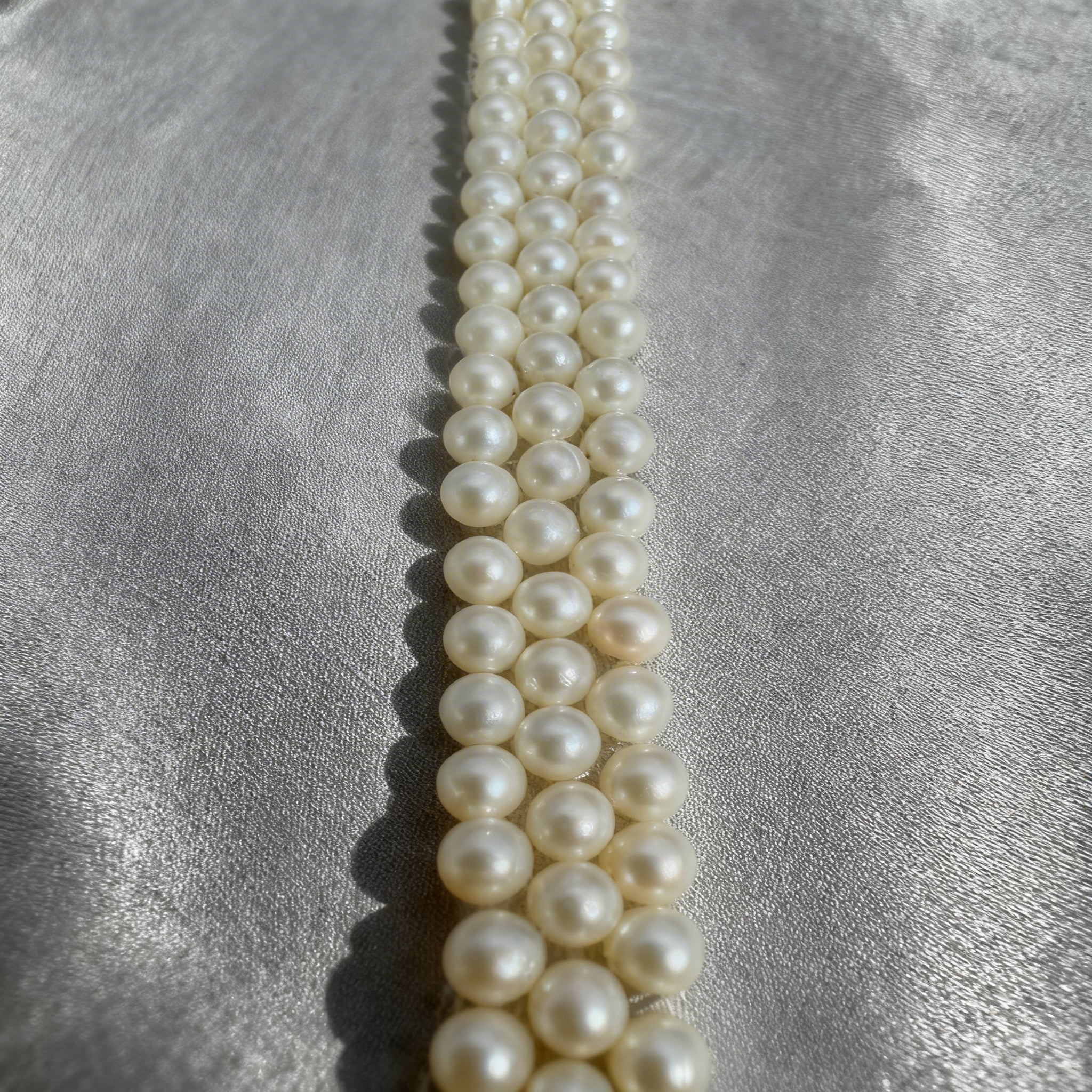Luxury Beaded Trim, Pearl Embellishment Trim, Fashion Sewing Trim for Dresses & Accessories - Made in USA by Faraj Beading