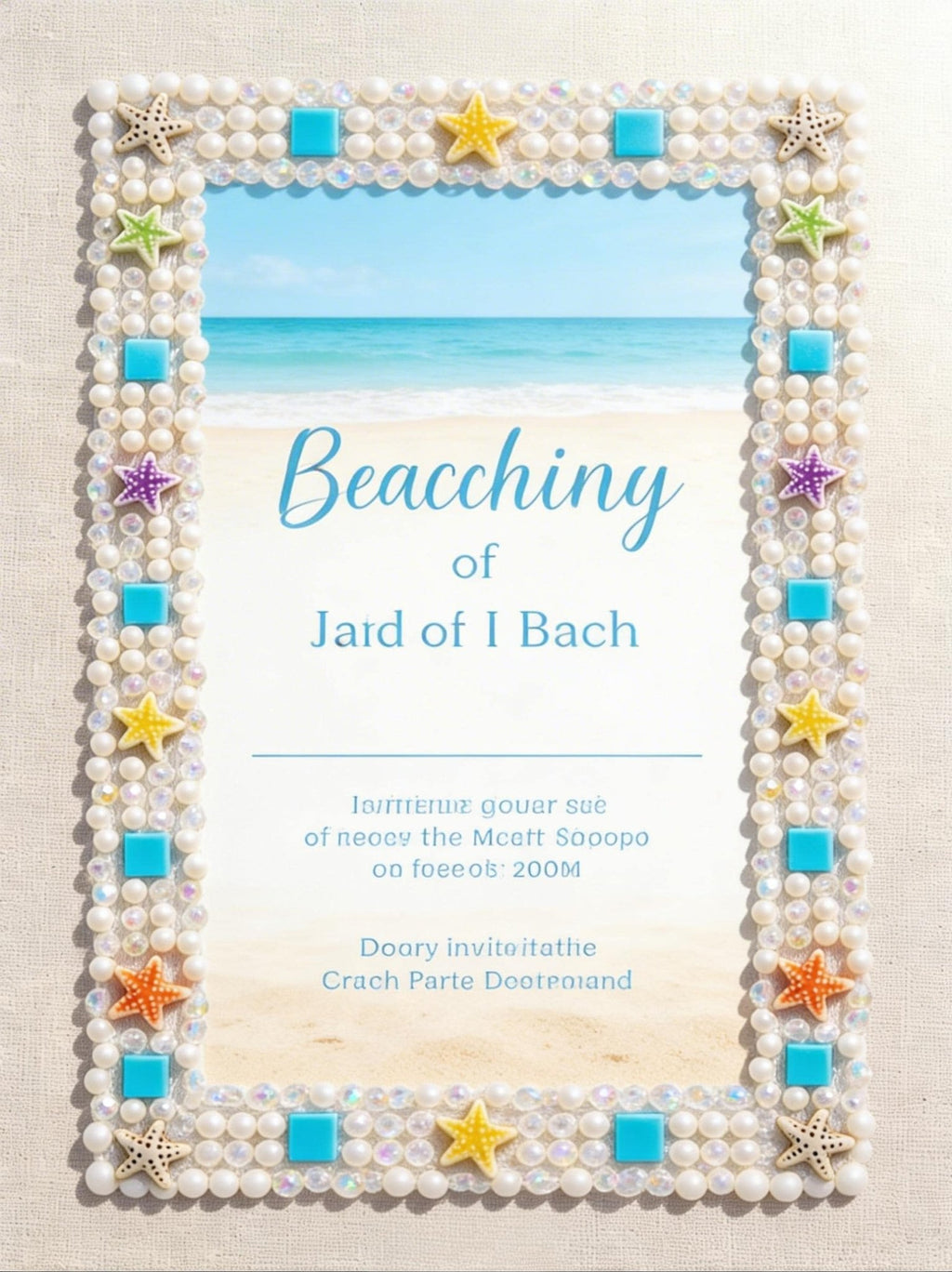 Self Adhesive beach Pearl Beaded Trim, Peel and Stick Lace Trim, DIY Embellishment Trim, No Sew Trim, Craft & Garment Decoration Made in USA - Faraj Beading