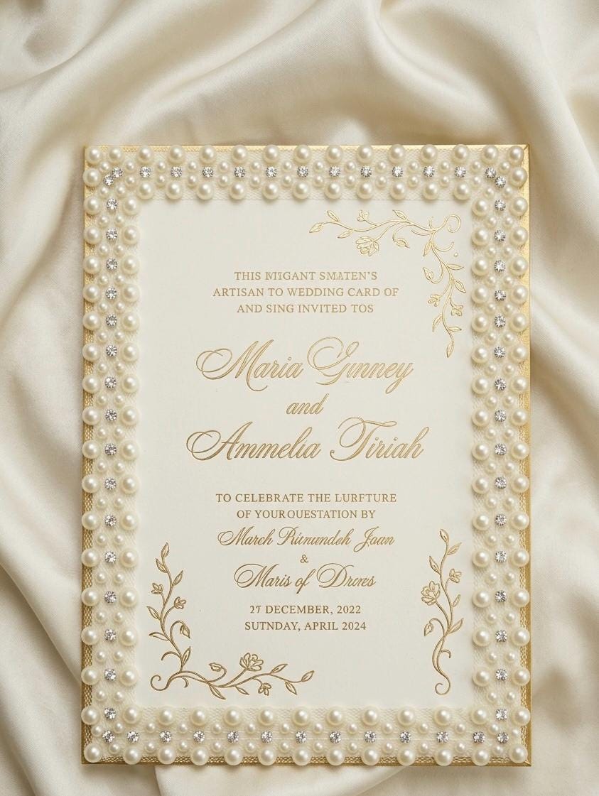 Silver Rhinestone & Ivory Pearl Beaded Trim – Self Adhesive or Sew - On Seam Allowance – Bridal Crystal Trim for Dress, Collar, Belt - Faraj Beading